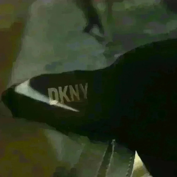 NWOT. No box. DKNY Women’s Daray Moto Leather Bootie. Color: Black. Size… - Picture 7 of 8